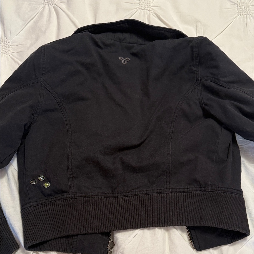 TNA Black Bomber Jacket - Picture 5 of 7
